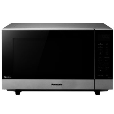 Panasonic NNSF464MBPQ Flatbed Solo Microwave in Metallic